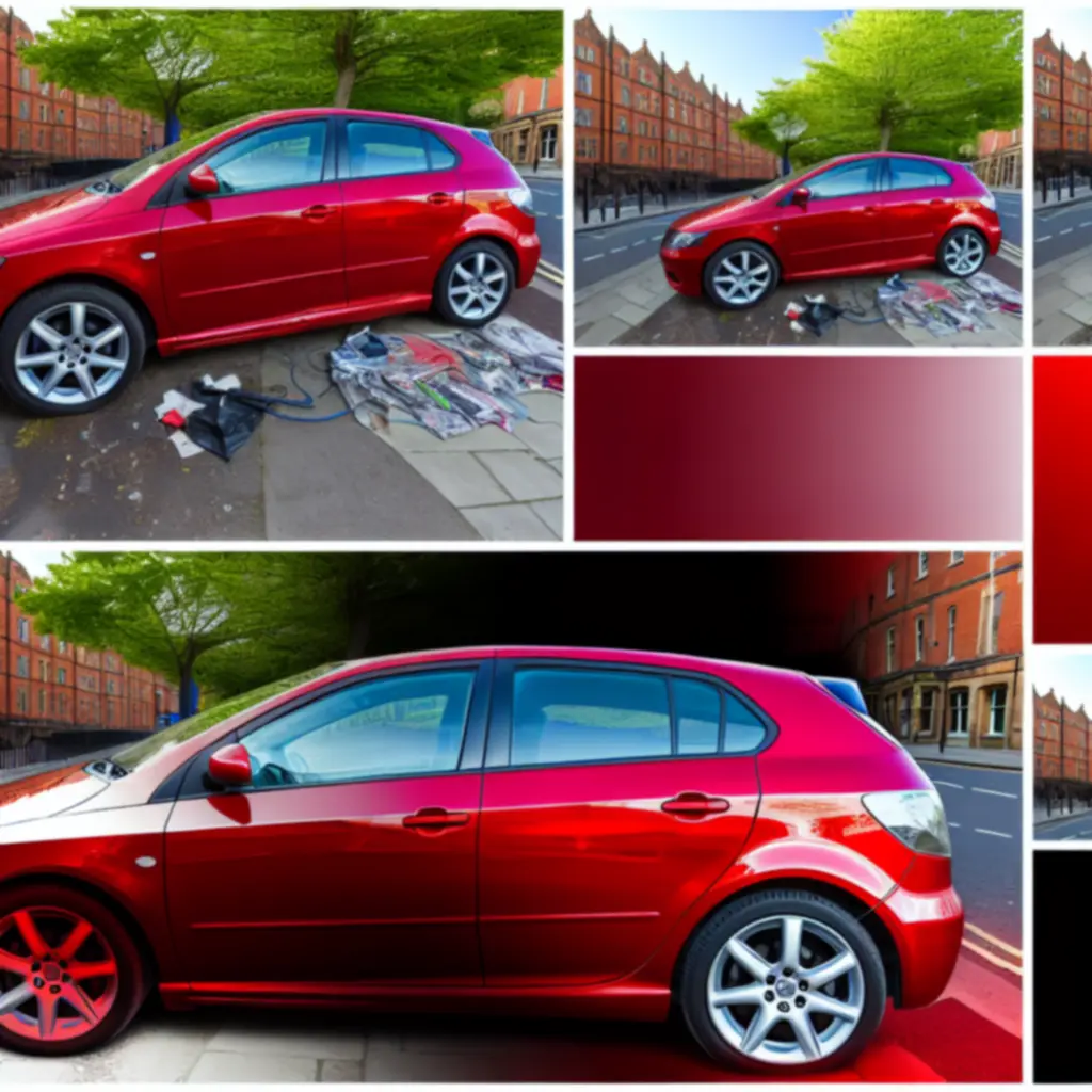 Gleaming restored vehicle paintwork after professional repair