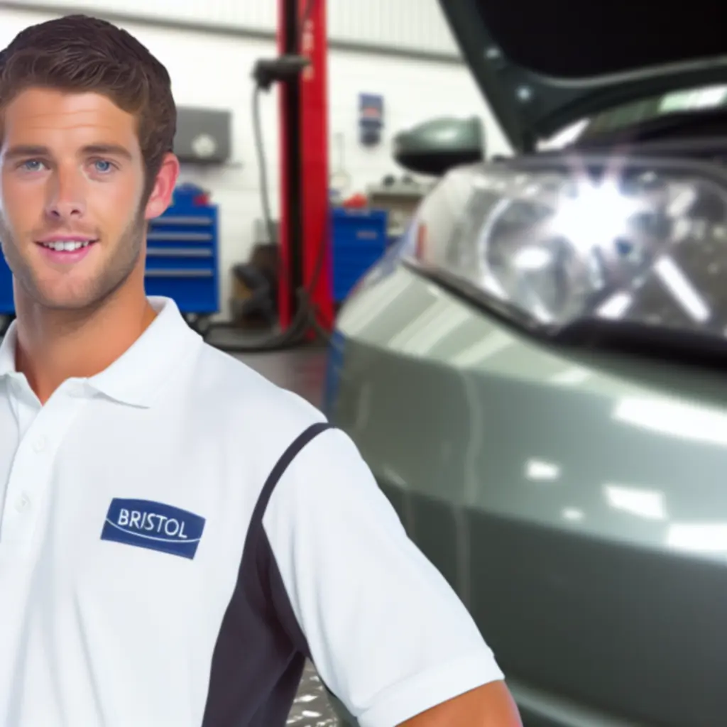 Profile of a CHIPS AWAY BRISTOL LTD technician prepared for a cosmetic vehicle repair